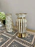 Adore the Decor™ 2 Piece Ceramic Lined Vase Set - 7"
